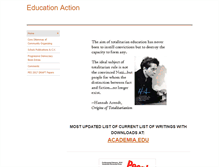 Tablet Screenshot of educationaction.org